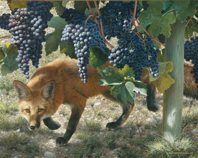 (image for) Handmade oil painting Copy paintings of famous artists Carl Brenders Paintings Between the Vines